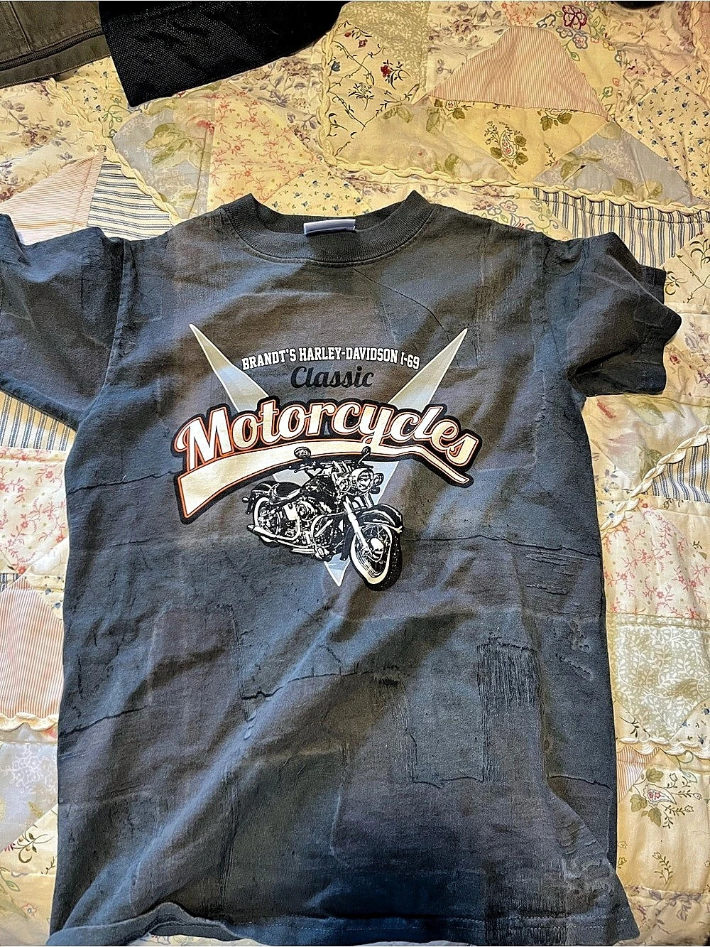 Harley-Davidson Classic Motorcycle Graphic Tee Size Small